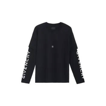 Givenchy 4G Embroidered Long Sleeved T Shirt