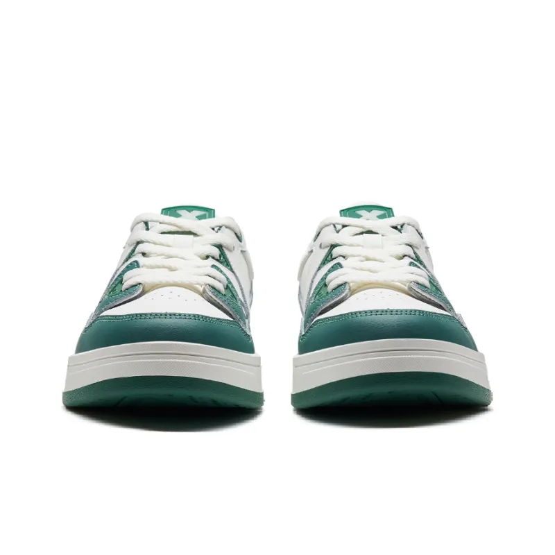 XTEP MAXX1.0 Low-Top Skateboard Shoes Women's Deep Turquoise/Sail White-4