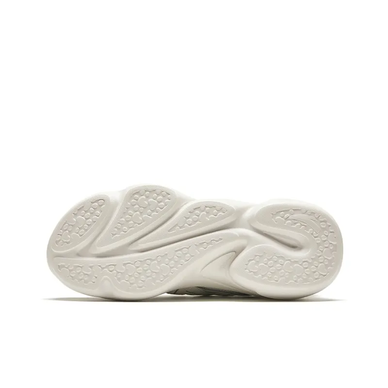 Anta Meowth Waterproof Low Top Casual Shoes Women's Ivory White-4