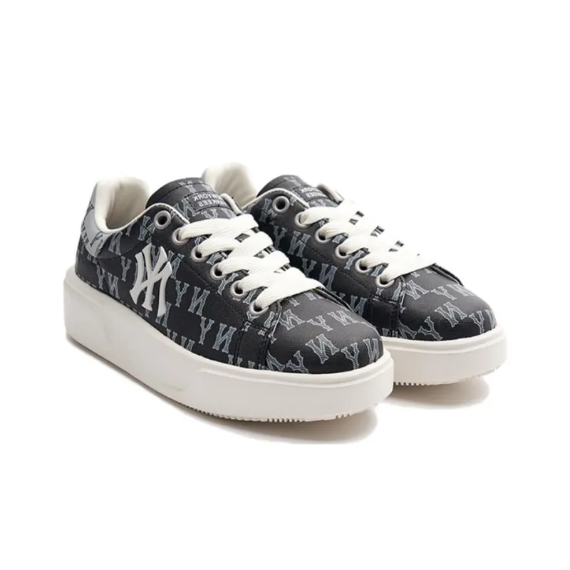 MLB Chunky Classic Low Top Skateboard Shoes Unisex Black-2
