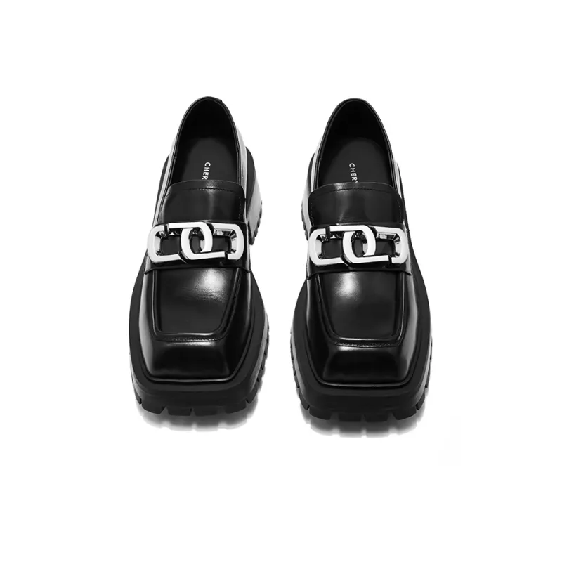 CHERYKALLY Loafers 6cm Women's Black-4
