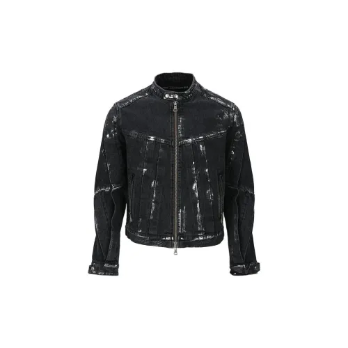 ANDERSSON BELL Denim Jackets Men Black