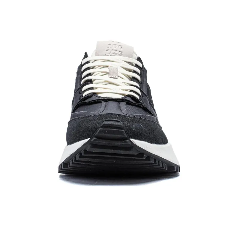 LiNing 001 VNTG Cushioning Breathable Low Top Running Shoes Men's Black-4