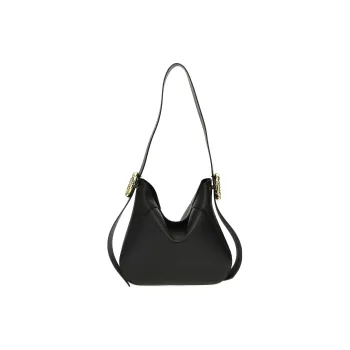 Lanvin Logo Embossed Melodie Hobo Bag
