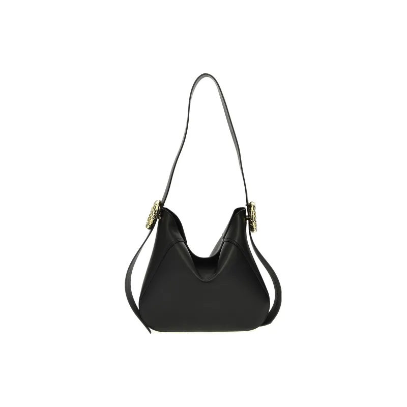 Lanvin Logo Embossed Melodie Hobo Bag-0
