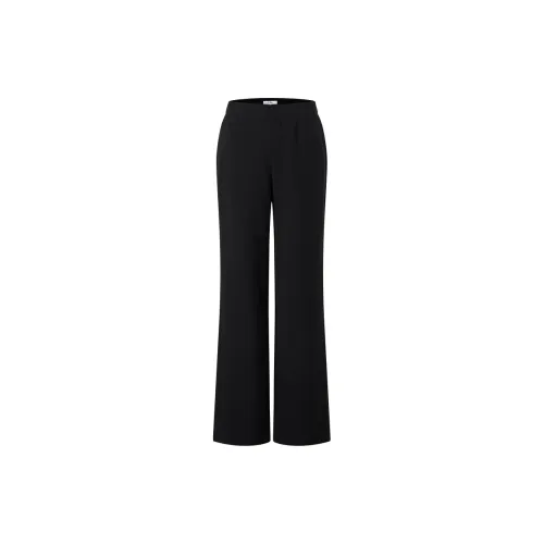 JZ. ANNAKRO Casual Pants Women's Plain Black