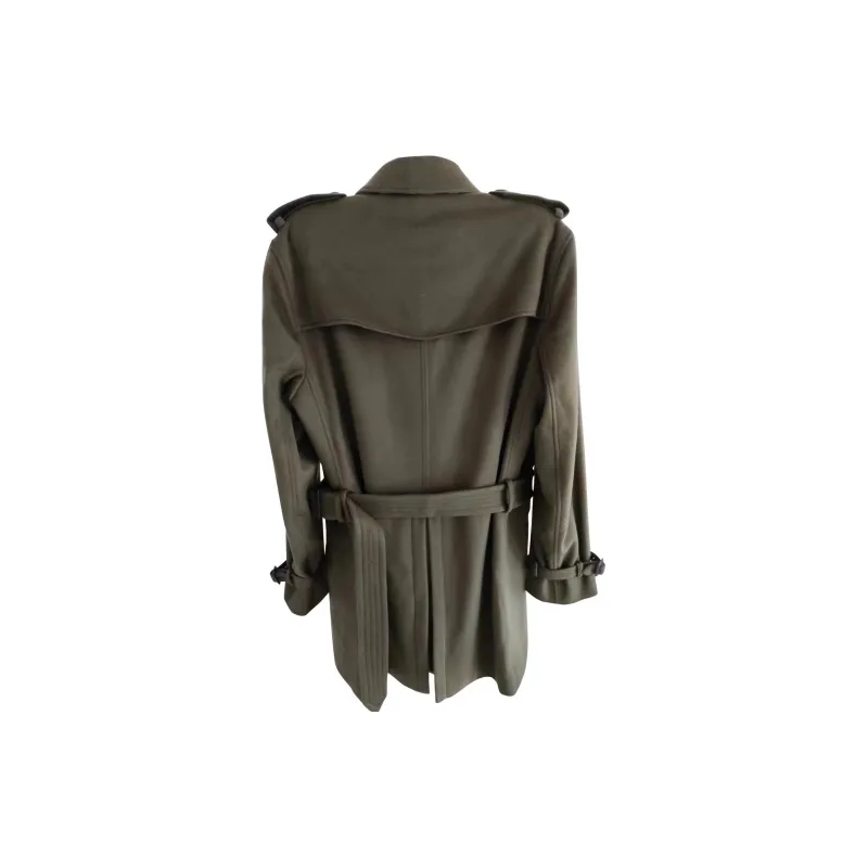 Burberry Wool Cashmere Trench Coat-7