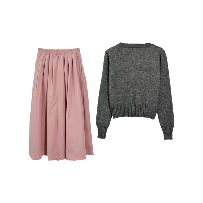 Icicofficial Two Piece Skirt Sets Women's-1