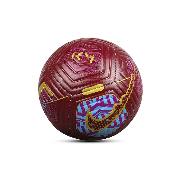 Nike Size 5 Ball Soccer PU Machine Stitched Soccer Ball Unisex Red Yellow-4