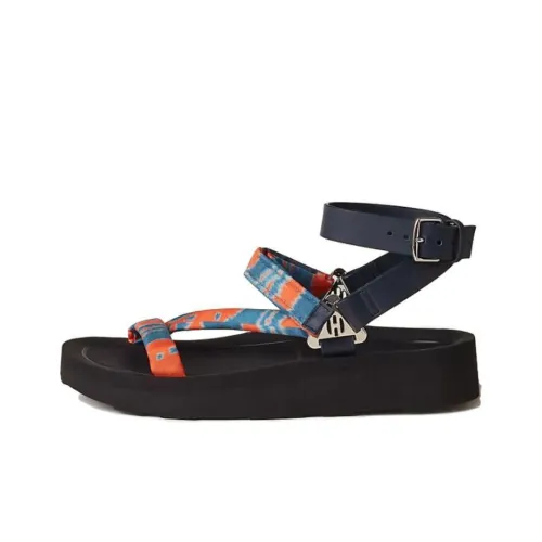 HERMES Strap Sandals Women's Orange