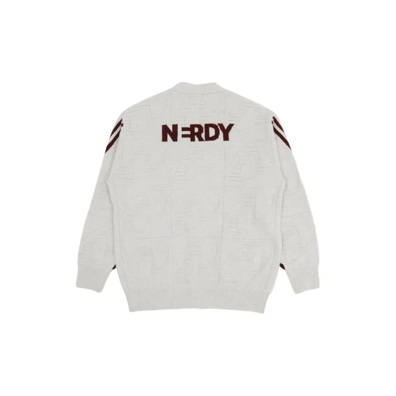 Nerdy Sweaters Unisex Cream-1