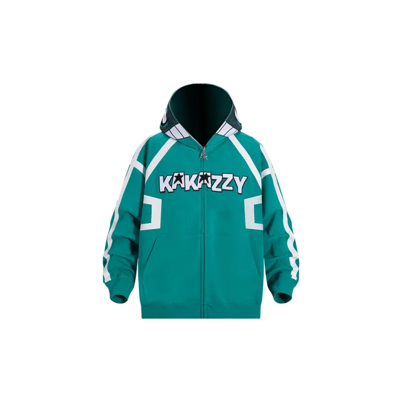 KAKAZZY Sweatshirts Unisex Green-3