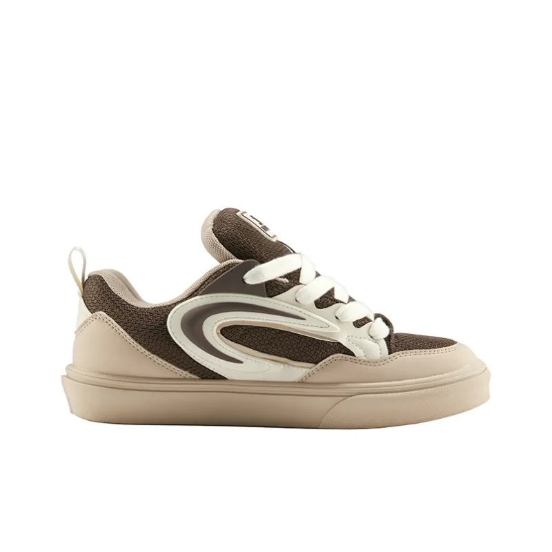 XIANGGUAN XGGO Sports Casual Puffy Shoes Slip-Resistant Breathable Low-Top Skateboard Shoes Unisex-8