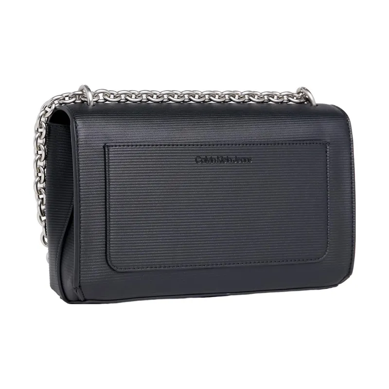 CK/Calvin Klein Polyurethane Shoulder Bag Women's Black-1