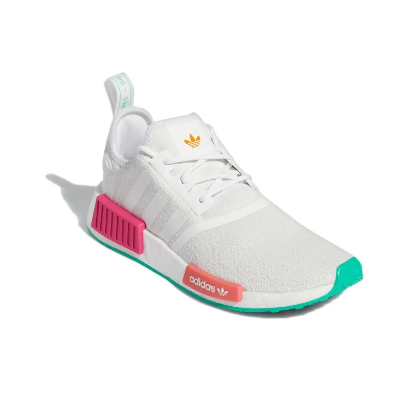 Adidas Nmd R1 White Magenta Green Women's-2