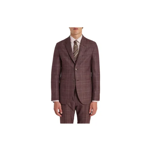 Paul Smith Business Suits Men Burgundy