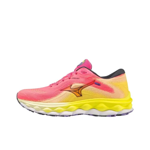 Mizuno Women's Wave Sky 7 'High Vis Pink'