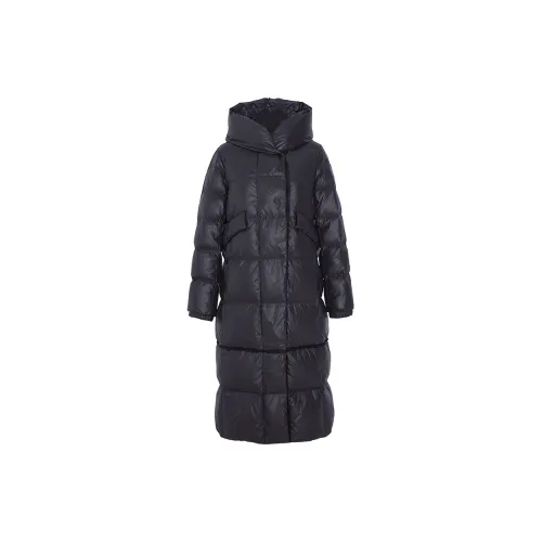 LINCchic Down Jackets Women's New Black Plaid Black