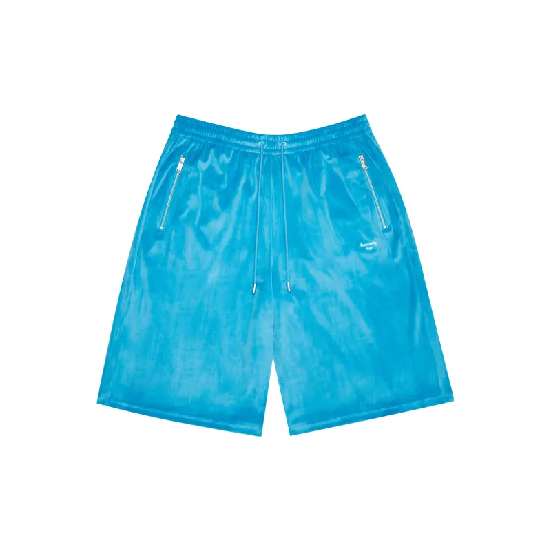 TEAM WANG Brushed effect Drawstring Bermuda Shorts-1