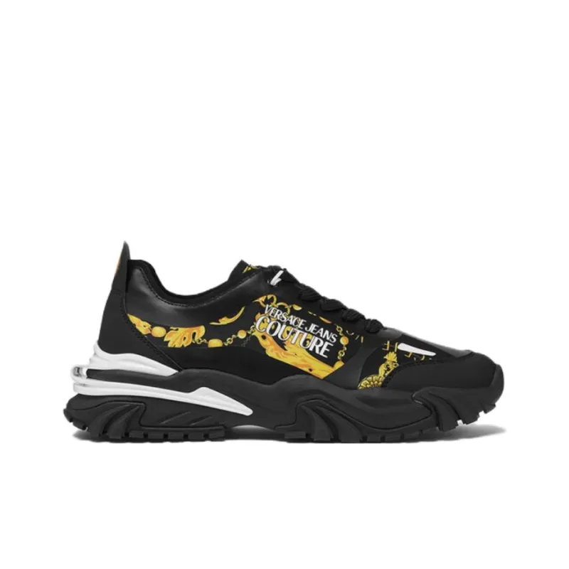VERSACE JEANS Couture Chain Couture-print Sneakers-1