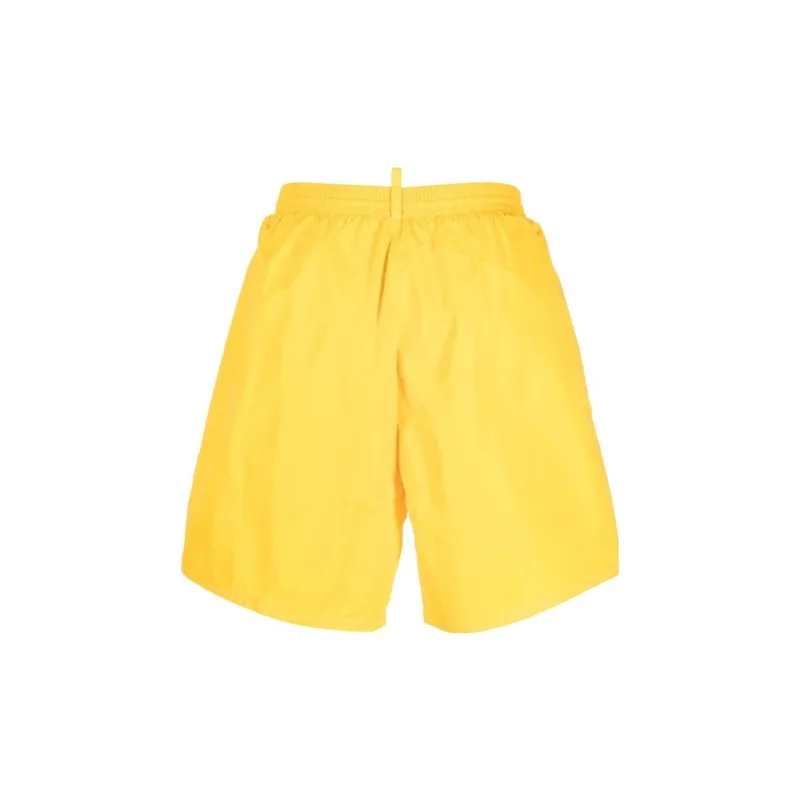 DSQUARED 2 Logo Printed Drawstring Swim Shorts-1