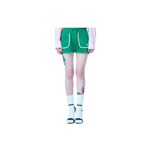 MARDI MERCREDI Casual Shorts Women's Green