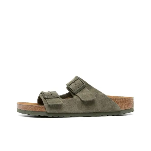 Birkenstock Slide Slippers Men Green