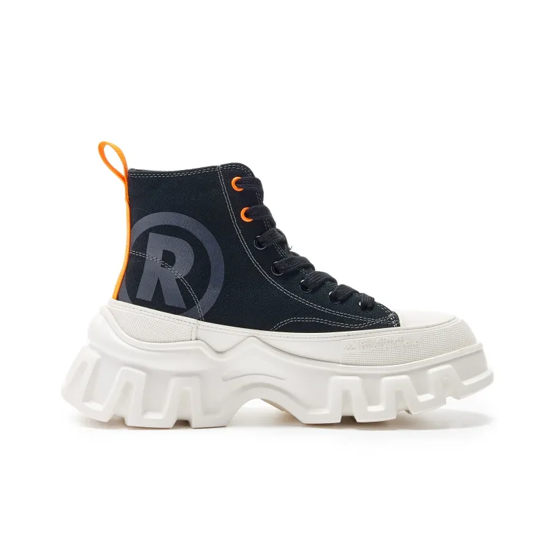 OGR Lull Collection 2.0 High Top Canvas Shoes Unisex Black-1