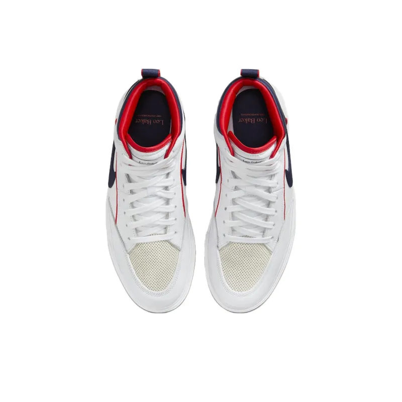 Nike Sb React Leo Prm White Midnight Navy-3