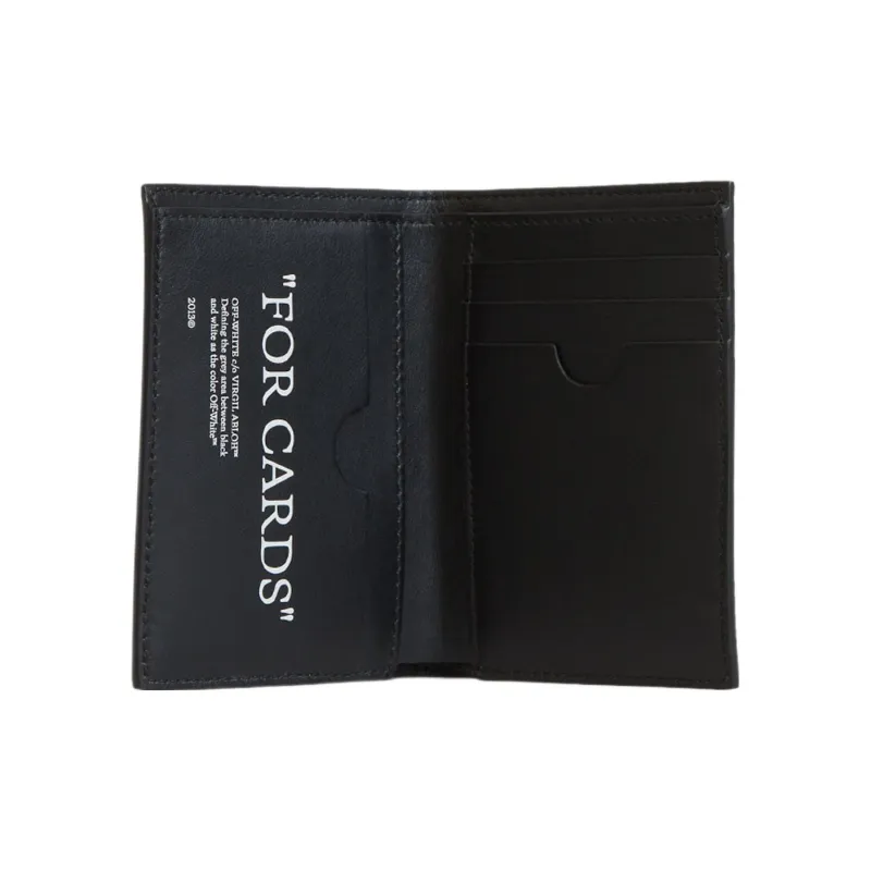 OFF WHITE 'For Cards' Bi fold Wallet-3
