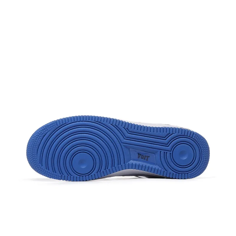 VOIT Skateboard Shoes Unisex Low Top Black White Blue-5