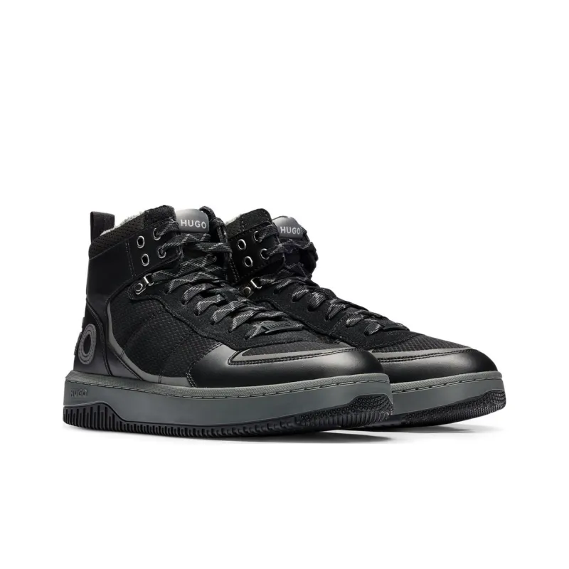 HUGO Logo-appliqué Hi-top Sneakers-2