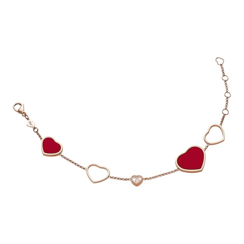 CHOPARD Karat Gold Bracelets Women's Rose Gold-3