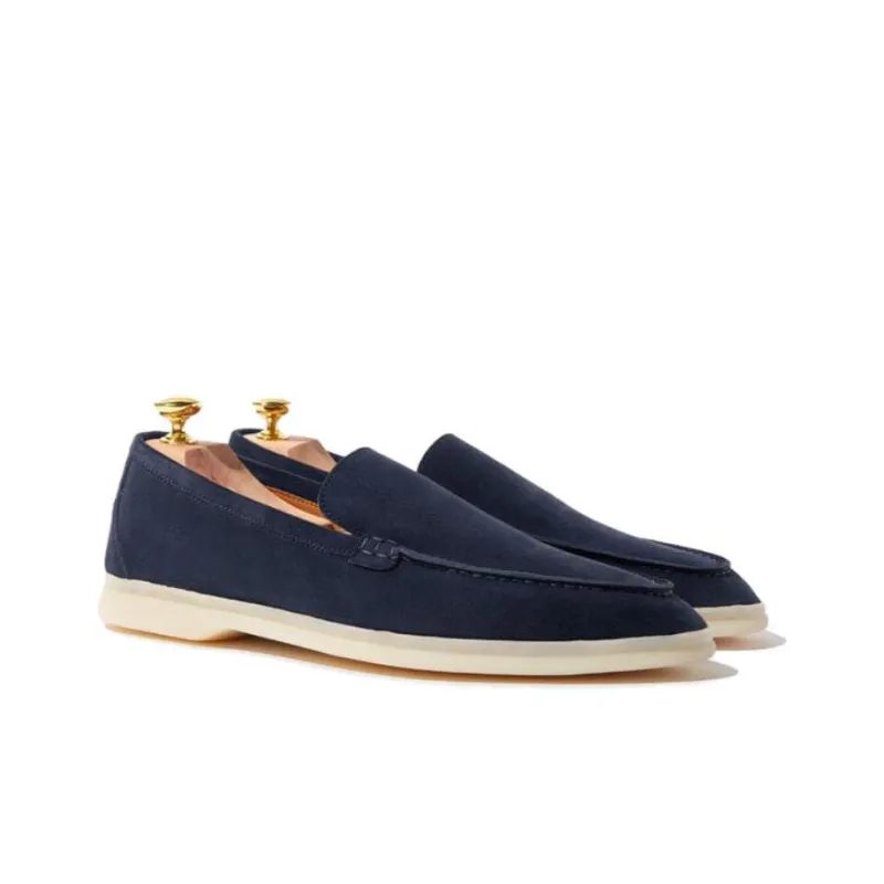 SCAROSSO Ludovico Round Toe Slip On Loafers-2