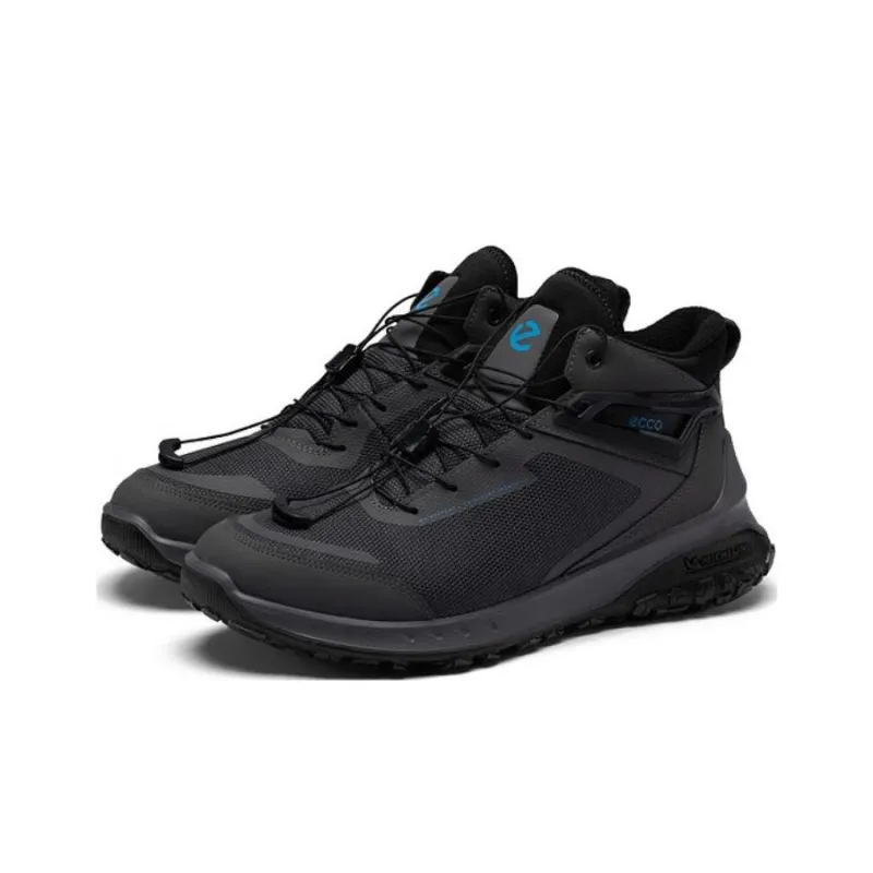 Ecco Otto Series Breathable Low Top Casual Shoes Men's Magnet Gray-1