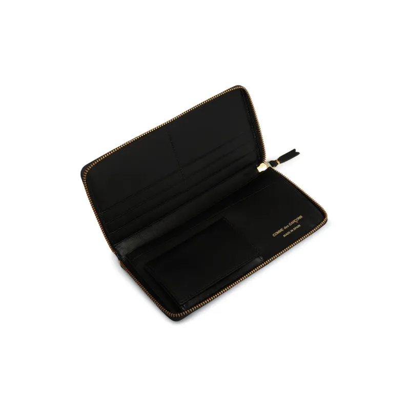 CDG Calfskin Wallet Unisex Black-3