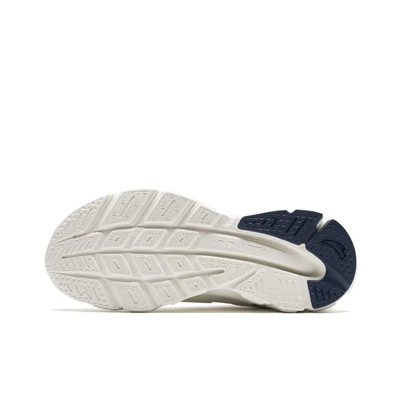 Anta Wear-Resistant Low-Top Running Shoes Men's White-4