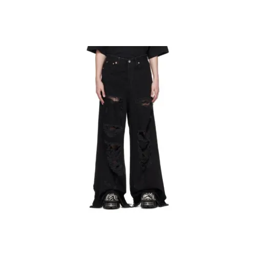 Vetements Jeans Men Black