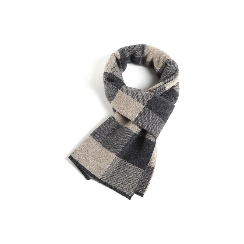 Jiu Ji Cashmere Knit Scarves Men's-4