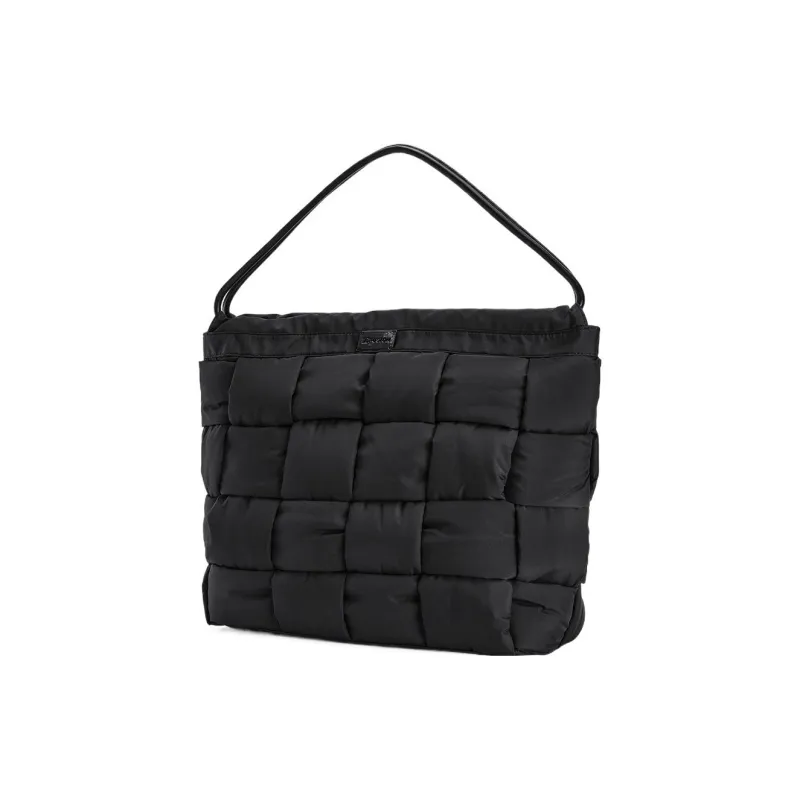 FILA FUSION Fabric Hobo Bag Tote Bag Shopping Bag Shoulder Bag Handbag Regular Unisex Black-1