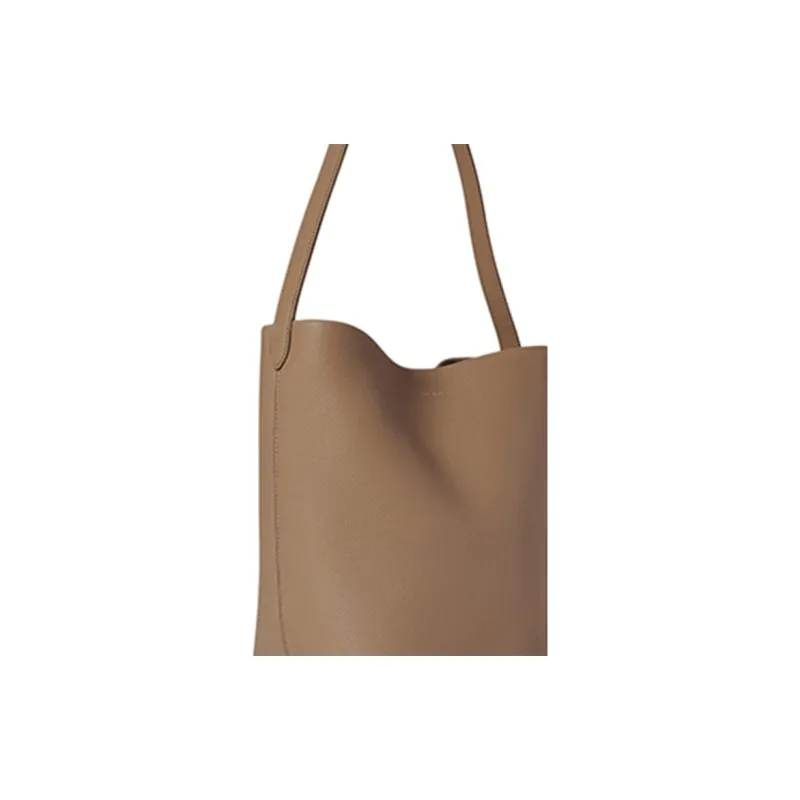 THE ROW N/S Park Grained Calfskin Bucket Bag Tote Bag Shopping Bag Shoulder Bag Handbag Medium Size Women's Taupe-3