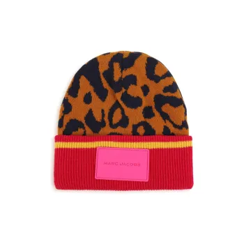 MARC JACOBS Colour block Knitted Beanie