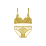 Yellow Lingerie Sets (Bra+Underpants)