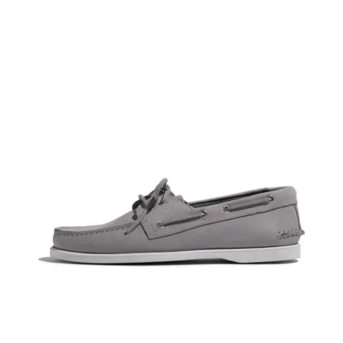 SCAROSSO Orlando Leather Boat Shoes