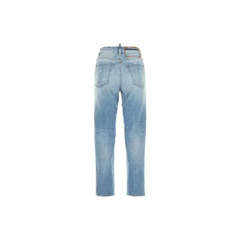 DSQUARED2 Bleached wash Cropped Jeans-1