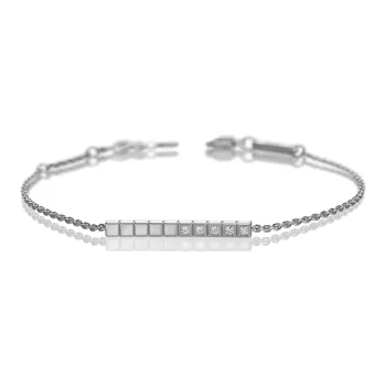 Chopard 18kt White Gold Ice Cube Pure Bracelet