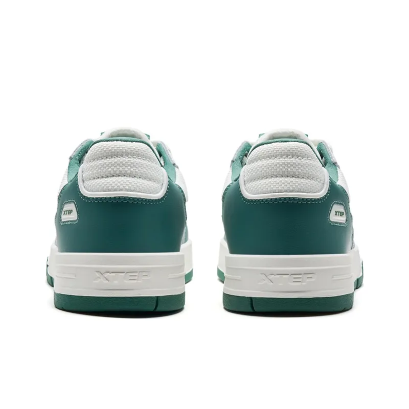 XTEP MAXX1.0 Low-Top Skateboard Shoes Women's Deep Turquoise/Sail White-2