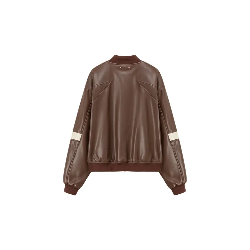 NO ONE ELSE Jackets Unisex Red Brown-1