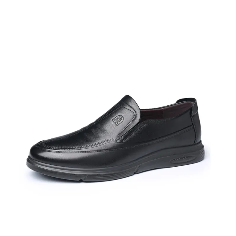 LAORENTOU Men's Casual Shoes Men Low Top Brown-1