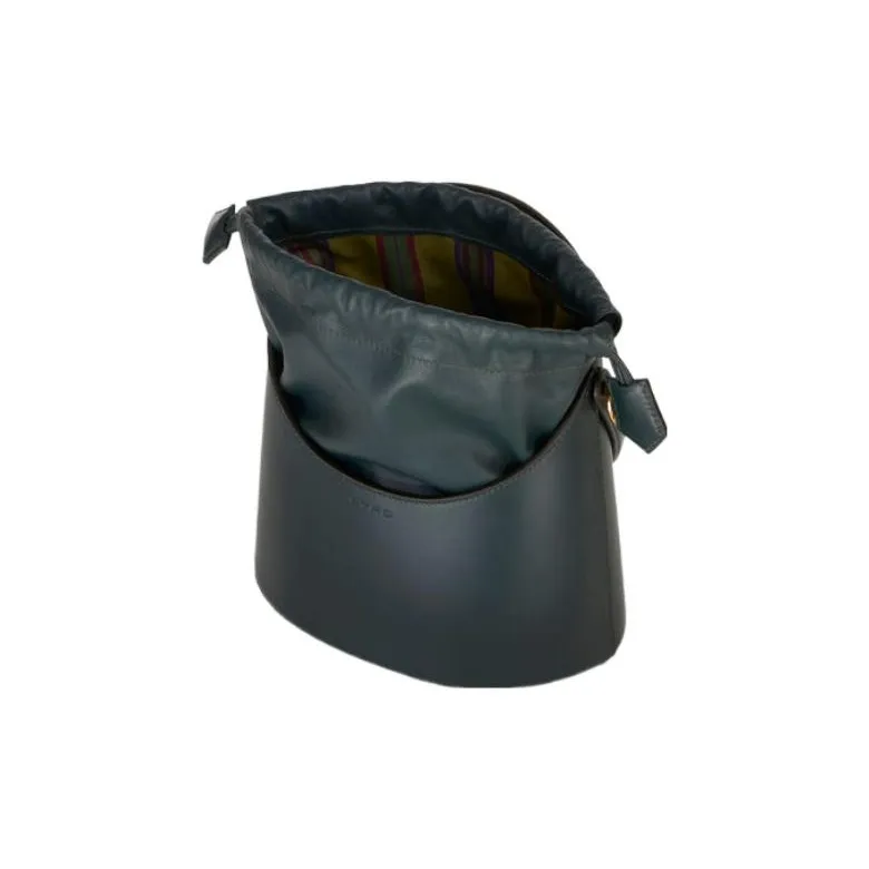 ETRO Calfskin Bucket Bags Shoulder Bag Crossbody Bag Handbag Regular Women's Dark Green-3